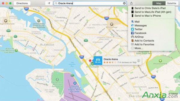 如何将iMac或MacBook地图发送到你的iPhone