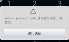 android.process.media进程意外停止解决办法