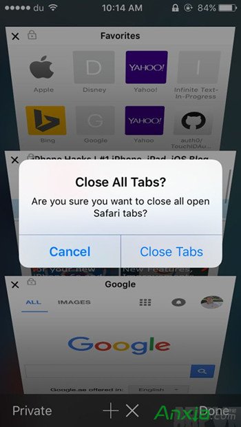 Safari怎么快速关闭所有标签页?