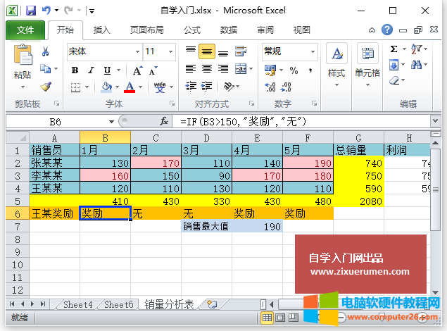 <a href='/office2207/' target='_blank'><u>Excel</u></a>插入函数（Excel2010中插入函数的方法）1