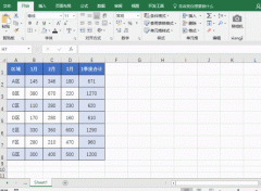 Excel如何快速定位到数据区域边缘