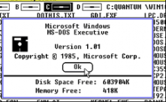 Windows1.0-3.0操作系统介绍