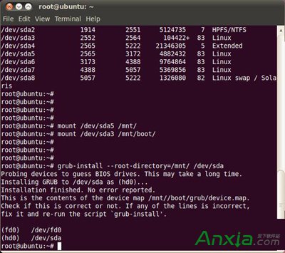 Grub,Ubuntu系统Grub出现故障,修复Grub教程