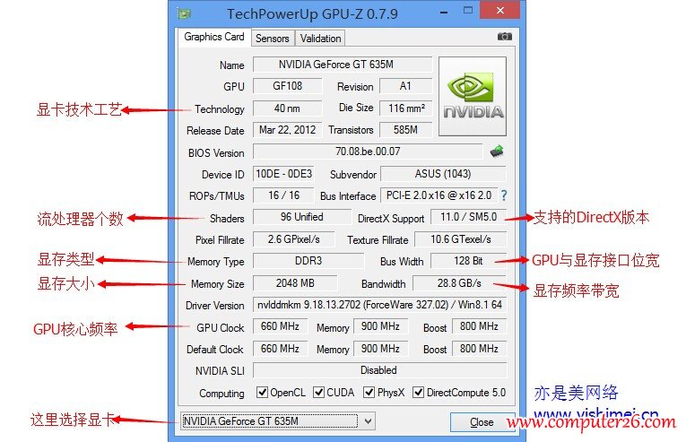 显卡性能参数分析神器 - TechPowerUp GPU-Z