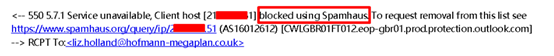 邮箱服务器的IP地址被加入黑名单，无法往国外发邮件怎么办