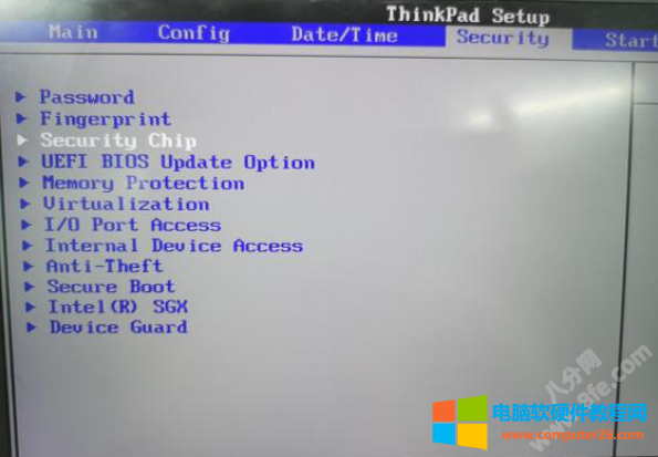 联想ThinkPad<a href='/bijiben/' target='_blank'><u>笔记本</u></a>电脑 TPM 2.0 开启方法图解教程2