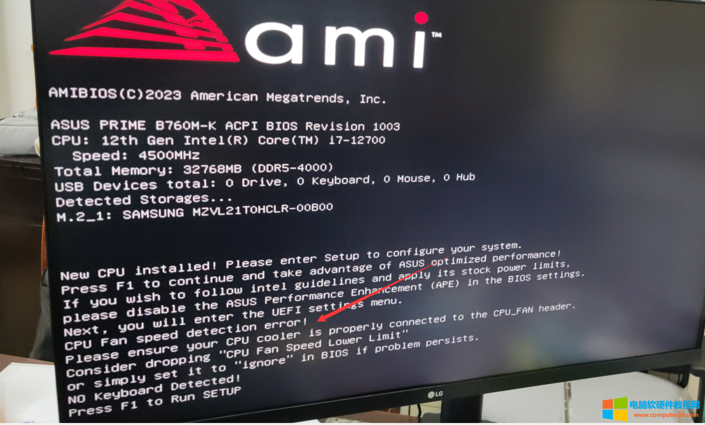 刚组装好电脑CPU Fan Speed detection error?重新加内存又无法开机？如何解决