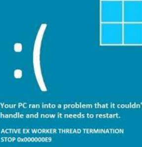 0xEA:ACTIVE_EX_WORKER_THREAD_TERMINATION蓝屏代码说明及其相关解决方案