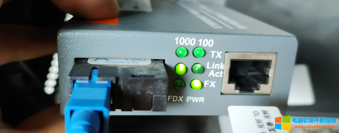 如果光纤收发器光纤坏了，光纤灯是如何亮的？当网线坏了，灯又是如何亮的？